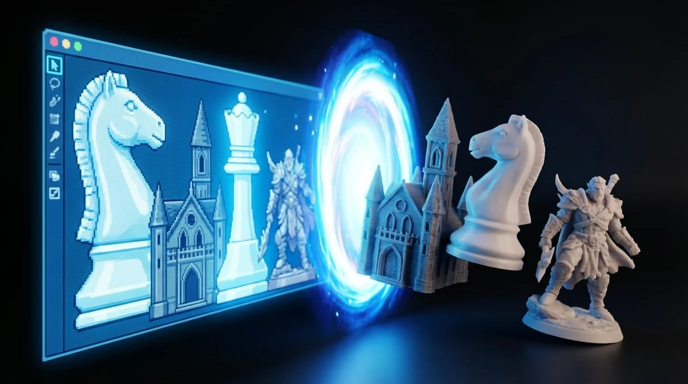 3D treasure chests rendered in multiple styles