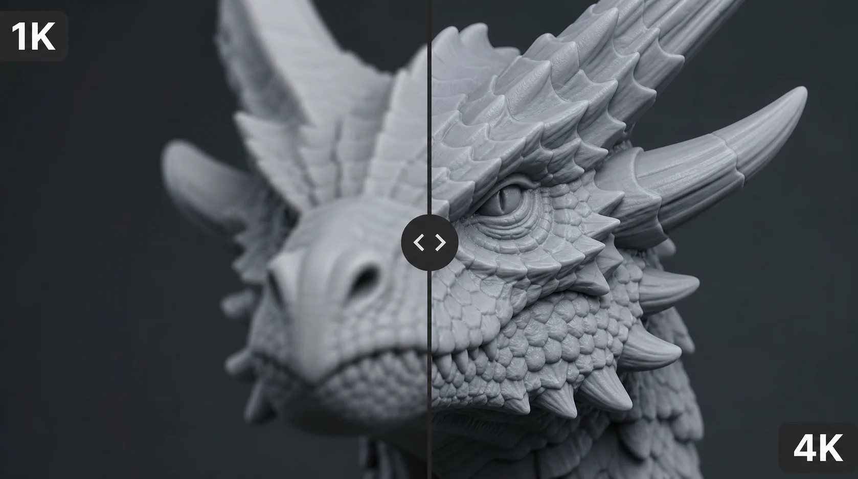 3D model showing clean, high-fidelity surface quality